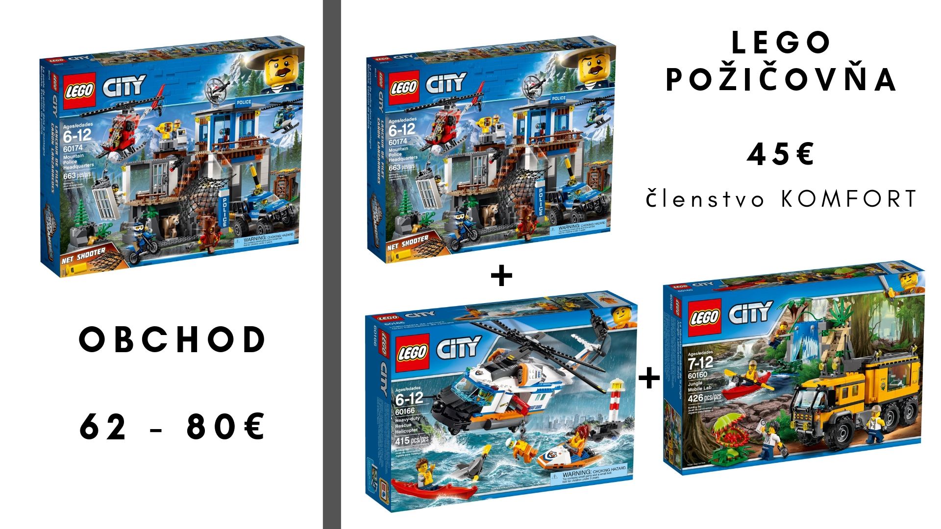 Darcek pre chlapca - vyhody Lego pozicovne